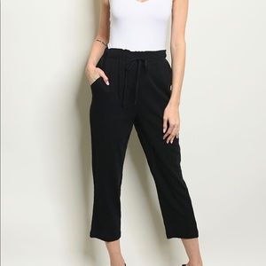 Sale! Black Drawstring pants